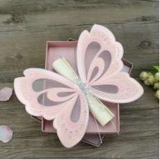 Handmade Butterfly Invitation Card with Paper Box Wedding Invitation Card Customized 